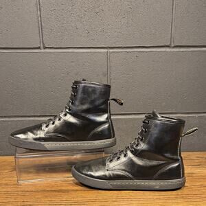 Dr. Martens Sheridan Black Leather Lace Up Combat Boots Women’s 9